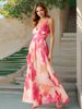 European And American Foreign Trade Women's Clothing, Waist-cinching Elegant Beach Dress, 2025 Summer Bohemian Vacation_ecoleips.com
