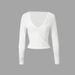 AE037 European And American Cross-border Long-sleeve Knit Sweater Women, 2026 Spring New Style, Solid Color,_ecoleips.com