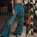 Women's Clothing Women's Casual Printed Trousers Drawstring Elastic Waist Summer Fashion Pants Style For Formal & Casual For Women_ecoleips.com