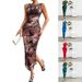 Women's Clothing Spring And Summer Temperament Slim Sleeveless Dress_ecoleips.com