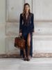 Women's Retro Ethnic Style Tassel Floral Zipper Dress Long Skirt Spring Autumn_ecoleips.com
