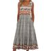 Europe And The United States 2024 Spring And Summer New Print Sleeveless Pullover Dress Women Casual Plus-size Dress_ecoleips.com