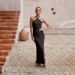 European And American 2026 Spring Summer New Sexy Solid Color Slim Sleeveless Backless Elegant Dress_ecoleips.com