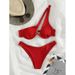Women's Clothing Newmulti Color Sexy Women's Split Swimsuit One Shoulder Steel Bikini Bikini Swimsuit_ecoleips.com