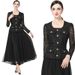 Women's Clothing Luxurious Lace Woven Two Piece Set With Metal Buckle Jacket And Full Skirt High End Hepburn Style For Women Round Neck_ecoleips.com