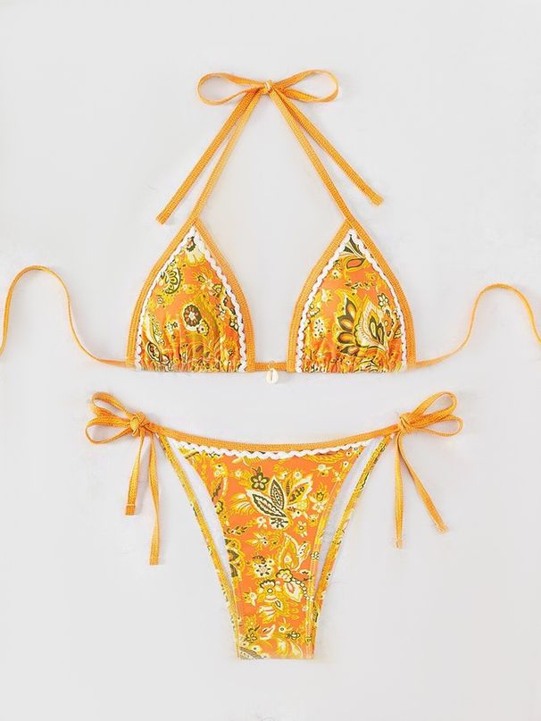 Women's Clothing Blue And White Porcelain Bikini Swimsuit Comfort And Confidence In The Water Two Piece For Women Sexy Vacation Style_ecoleips.com