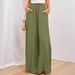 Suitable For All Seasons New Women's Wide-Leg Elastic Waistband High-Waisted Long Skirt Pants For Women Autumn Winter_ecoleips.com