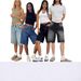 European Fit Mid-Rise Denim Bermuda Shorts – Non-Stretch Vintage Washed (Light Blue/Indigo/Charcoal, S-XXL)_ecoleips.com