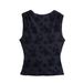 New Women's Fashion Flocked Silk Mesh Backless Top And Skirt Set30671343152530_ecoleips.com