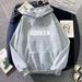 2025 Autumn Winter New Women's Sweatshirt Korean Loose Printed Lazy Style Fleece Fashion Top Jacket_ecoleips.com