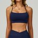 Women's High-End Feel Sports Bra Cross-Back Design Summer Yoga Vest Running Gym Top_ecoleips.com