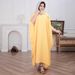 Luxury Embellished Abaya Dress For Women – Muslim Party Kaftan With Batwing Sleeves & Crystal Rhinestones – Plus Size Maxi Dress For Eid, Wedding_ecoleips.com