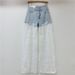 Pink Lace Splicing Heavy Hot Diamond Wide Leg Pants For Women High Waist Slim Drape High End Straight Casual Pants_ecoleips.com