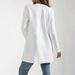 Textured Knit Blazer Cardigan – Longline Woven-Look Cover-Up With 3d Cable Stitch (White/Black, S-Xxl)_ecoleips.com