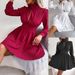 Ins Style Real Shot Spring Summer Sexy Hollow Waist Cinching Flared Dress Independent Station_ecoleips.com