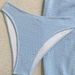 Women's Clothing Women's Sexy Solid Color Bikini Swimsuit Three Piece Set Style Two Piece Swimsuit Modest Coverage Beach & Pool Ready_ecoleips.com