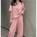 ng2510292 Summer New In Stock Versatile High-end Round-neck Bunny Print Short-sleeve Stylish Loose T-shirt For Women_ecoleips.com