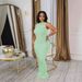 Women's Clothing Hot Sale Casual Striped Dress_ecoleips.com