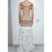 Women's Clothing Black Rhinestone Feather Dress Mesh Red Evening Dress Elegant Dress_ecoleips.com