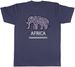 Women's T-Shirts Africa Mens T-Shirt African Pattern Elephant Unisex Tee Gift_ecoleips.com