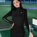 Spring New Golf Women's Clothing: White Long-sleeve T-shirt With Stand-up Collar, Sports Anti-exposure Short Skirt Set_ecoleips.com