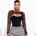 2024 Cross-Border Women's Fashion Mesh Versatile T-Shirt Long Sleeve Shirt . Hot-Selling Top_ecoleips.com