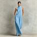 Women's Mock Neck Sleeveless Solid Color Maxi Dress – Elegant Minimalist Resort Gown 2026_ecoleips.com
