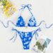 Women's Clothing Slim And Meat Covering Casual Floral Durable High Elastic Holiday Style Split Swimsuit_ecoleips.com