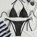 Sexy Backless High Waist Bikini Set Swimwear for Women with Adjustable Straps Comfortable And Stylish Beachwear for Summer Vacation_ecoleips.com