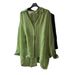 French-style High-end Green Cotton-linen Shirt For Women, Summer Thin Loose Casual Linen Shirt, Long-sleeved Sun_ecoleips.com