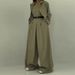 Women's Strapless Waist Cinching Jumpsuit Long Sleeved Outerwear Set European And American Style_ecoleips.com