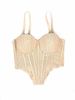 Women's Clothing Sexy Mesh Camisole Vest With Chest Pads Can Be Worn Outside The Diamond Fishbone Plastic Bra_ecoleips.com