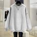 Heavyweight Pure Cotton Sweatshirt For Men And Women, Same Style, Spring Season, Fleece-lined, Thickened, Loose Fit,_ecoleips.com