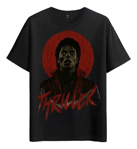 Women's T-Shirts Tshirt Muscle Freaks Thriller Michael Jackson Style_ecoleips.com