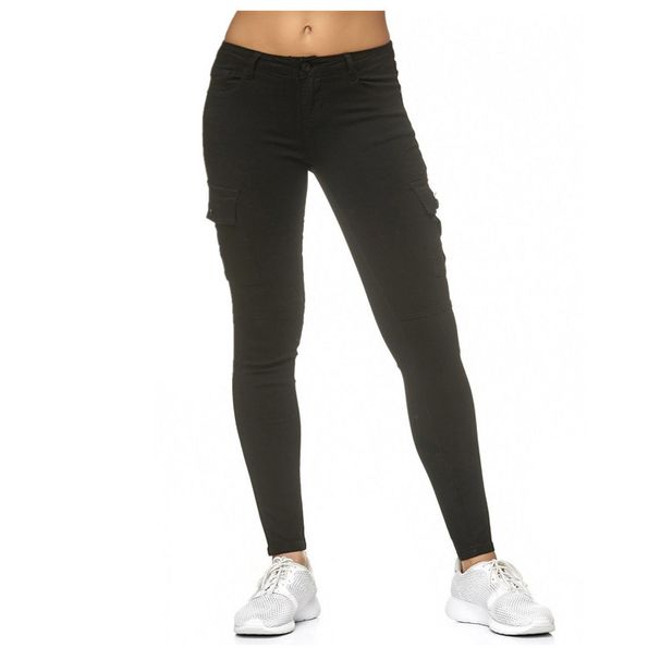 Women's Clothing Autumn And Winter New Jeans Side Three Dimensional Bag Tight Leggings Women's Pants S 3XL_ecoleips.com