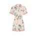 Women's Elegant Lace Linen Cardigan Shirt Jumpsuit Temperament Clothing Rompers_ecoleips.com