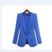 2025 Spring Autumn Style New Trend European American Slim Fit Black And Blue Blazer_ecoleips.com