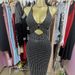 Verve Elegant Fashion Backless V-Neck Sleeveless Rhinestone Embellished Bodycon Long Dress Evening Gown Women's Clothing_ecoleips.com