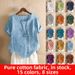 Women's Plus Size Cotton And Linen Top Casual Loose Fit Pure Cotton T-Shirt Comfortable Breathable Summer Clothing_ecoleips.com