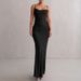 Women's Clothing New Flower Decoration Popular Temperament Dress Long Skirt Backless Suspender Dress Female_ecoleips.com