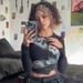 Retro European And American Style Women's Abstract Skull Long Sleeve T-Shirt Unique Street Style Cropped Top for Spring_ecoleips.com