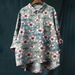 Women's Clothing Hot Selling Summer Women's Clothing Loose Printed Lapel Casual Shirt_ecoleips.com