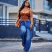 Women's European American Style Faux Two-Piece Denim Skirt Washed Monkey Jeans Fashion_ecoleips.com