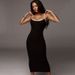 2021 Summer New Women's Fashion Color-Block Strap Sexy Backless Bodycon Dress_ecoleips.com