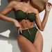 Women's Clothing Solid Color Top Bikini Sexy Split Suit Swimsuit_ecoleips.com