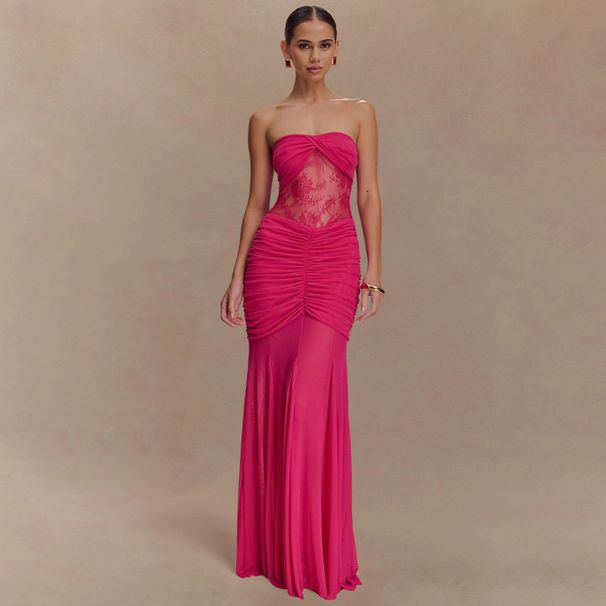 Sexy Bustier Lace-Up Bodycon Mini Dress – Summer Fashion Elegant Asymmetrical Hem Party Dress (Trendy & Chic For Night Out & Clubbing)_ecoleips.com