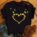 Independent Brand Fashion Simple Loose Butterfly Heart Short-sleeve T-shirt For Women_ecoleips.com