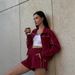 Athleisure Matching Set: Zip-Up Collared Top & Elastic Waist Shorts With Striped Accents - Casual Two-Piece Outfit For Men & Women (5 Colors)_ecoleips.com