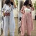 New Women's Three Piece Set Mid Length Fashion Striped Long Sleeved Shirt Plus Size_ecoleips.com