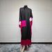 MQ119 Modest Middle Eastern Robe Muslim Women Batwing Sleeve Tassel Kaftan High Fashion Dress_ecoleips.com